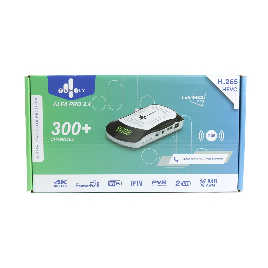 Family Alfa Pro 2.4 Satellite Receiver